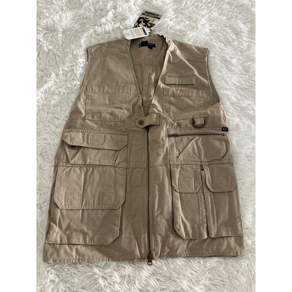 Nwt 511 Tactical Style 80001 Hunting Utility Concealed Carry Khaki Vest L Large